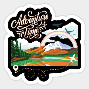 Ready for new adventure time love travel Explore the world holidays vacation Sticker